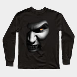 Count Dracula King of Vampires Design Long Sleeve T-Shirt